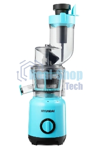 Соковыжималка шнековая Hyundai HY-JS6534 300Вт рез.сок.:600мл. светло-синий
