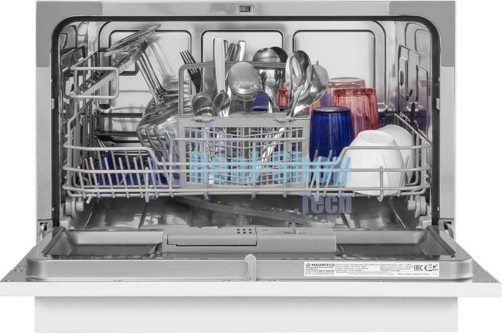 Встраиваемая посудомоечная машина Maunfeld MLP-06DW, белый, 44.8 см, 6 компл., 49 дБ, класс A+