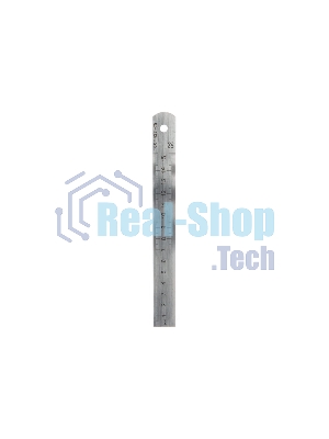 Линейка измерительная, 150 мм, металлическая Россия