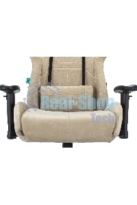 Кресло игровое Бюрократ VIKING KNIGHT LT21 FABRIC песочный крестовина металл/пластик