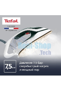 Парогенератор Tefal Pro Express Eco GV9E21E0, зеленый/белый