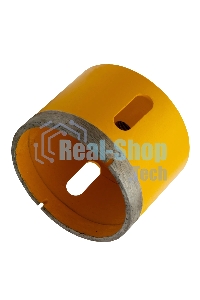 Сверло алмазное по керамограниту Denzel 75мм мокрое резание, М14 72695