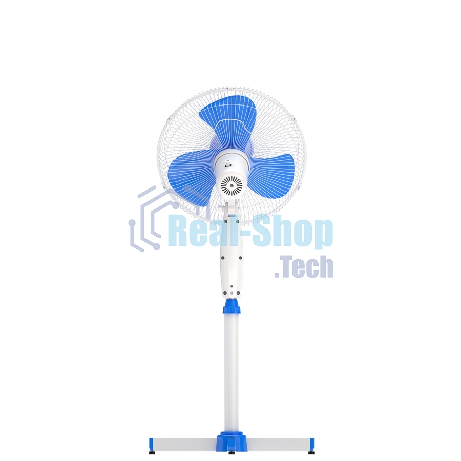 Вентилятор напольный Maxvi FS1645 white-blue