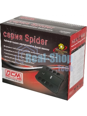 Источник бесперебойного питания Powercom Spider SPD-850U 510Вт 850ВА черный