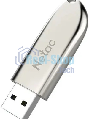 Флешка USB Netac U352 (NT03U352N-032G-32PN), 32Gb, USB 3.0, R/W 110/50, серебристый