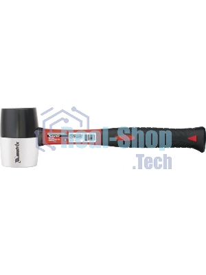 Киянка Matrix 11170 резиновая, 225 г, чернобелая резина, фибергласовая рукоятка