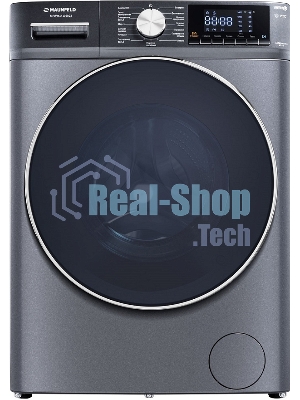 Стиральная машина Maunfeld MFWM1410SB02 темно-серебристый, загрузка фронтальная 10 кг, 1400 об/мин., класс: А+++