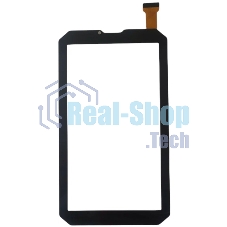 Сенсорное стекло (тачскрин) для Prestigio Muze 4667 3G, черное