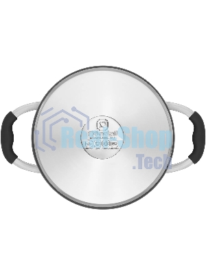 Кастрюля Rondell Stern RDS-010, 3.9л, 20см, с крышкой, серый