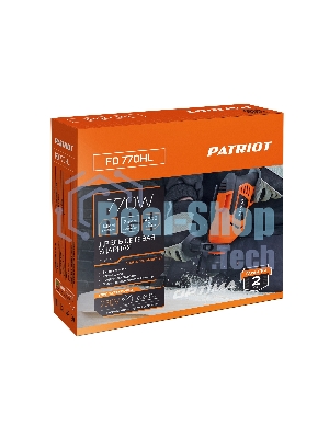 Дрель электрическая ударная PATRIOT FD 770HL, 770Вт, 2800об/мин, 44800уд/мин, макс. диаметр сверления 13мм, быстрозажимной патрон