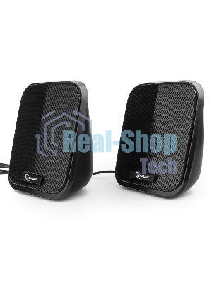 Акустическая система 2.0 Gembird SPK-100, черный, 6 Вт, рег. громкости, USB-питание