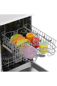 Посудомоечная машина HOTPOINT HFS 1C57, белый, 44.8 см, 10 компл., 49 дБ, класс A