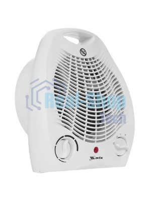 Тепловентилятор MTX FHS-2000, белый, 1000/2000 Вт, 25 м2, термостат