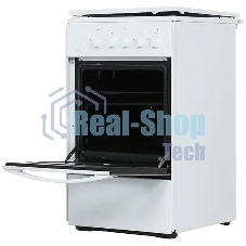 Плита газовая Flama RG 2401 W белый, конфорок 4 шт, духовка 50 л, 50 см x 85 см x 60 см