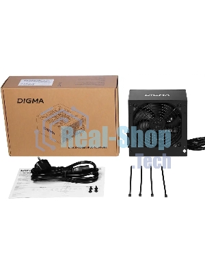 Блок питания Digma DPSU-550W-WH RTL, 550Вт, 120мм, черный