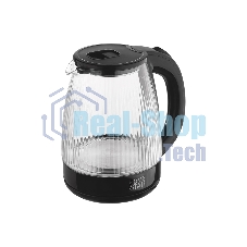 Чайник электрический Homestar HS-1045 1.8л, стекло, пластик, черный