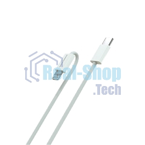 Кабель MORE CHOICE (4620202550408) K73i USB 3.0A PD 20W для Lighting 8-pin Type-C - нейлон 1м белый