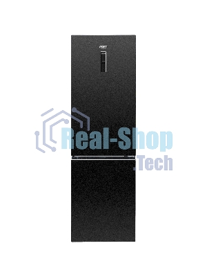 Холодильник DeLonghi DCS 19NFI NB DAMIANO черный двухкамерный 230/100л морозилка снизу, No Frost