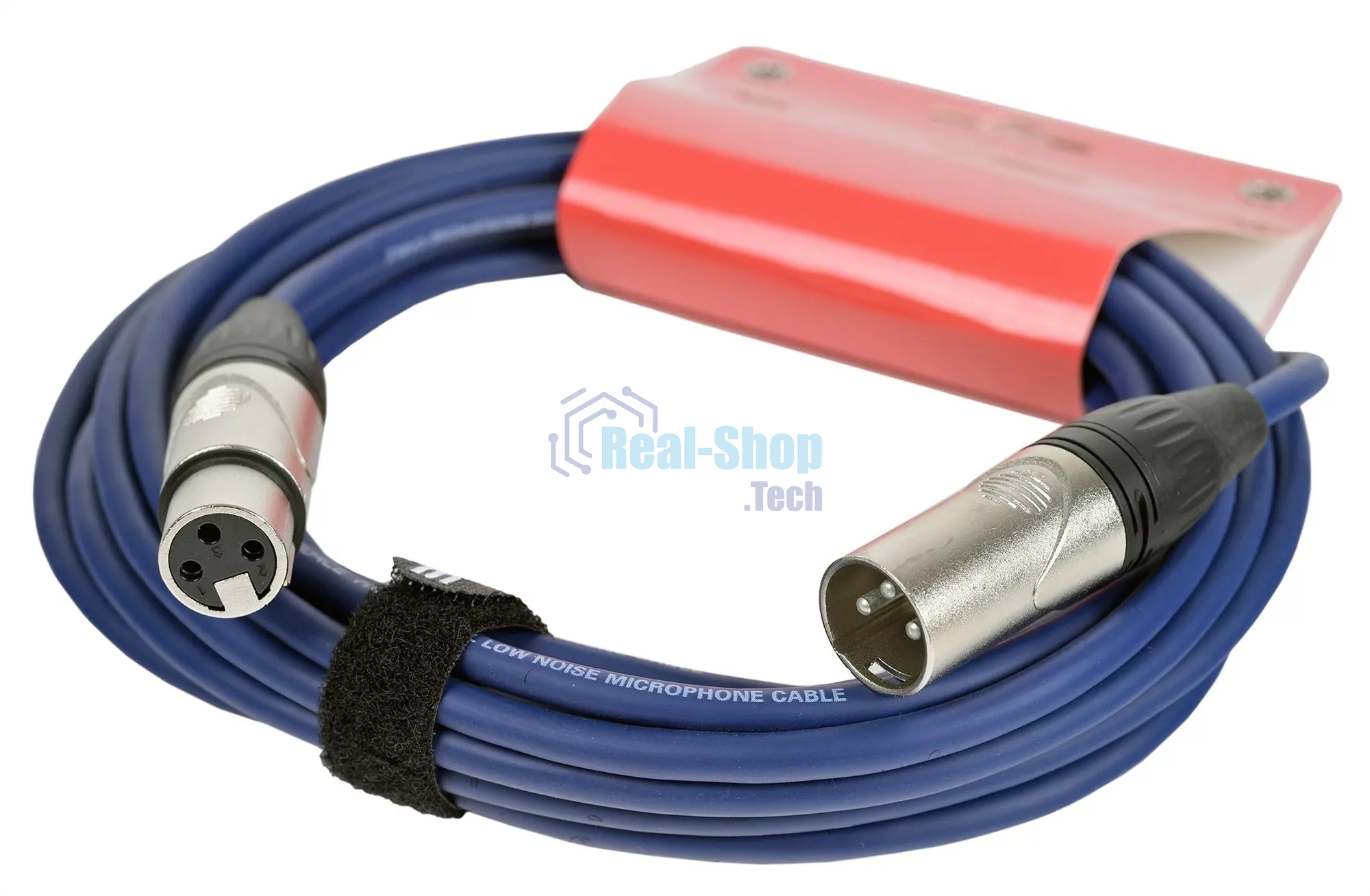 Кабель микрофонный FORCE FMC-05/6 BLXLR (M) - XLR (F), высококачественный балансный, малошумящий с проводниками из безкислородной меди OFC, диаметр 6 мм, профессиональные металлические разъемы, длина 3 м, цвет синий
