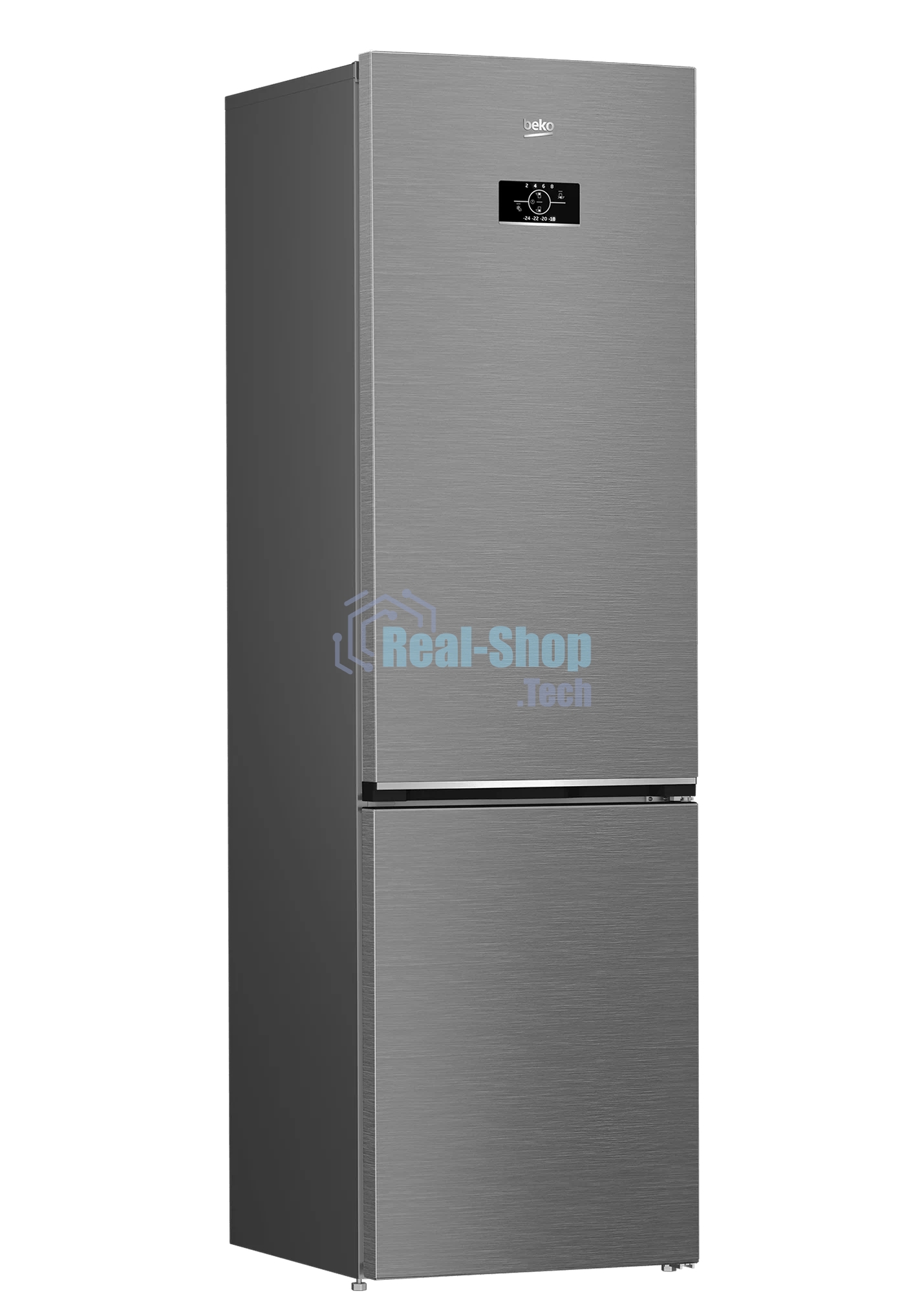 Холодильник с морозильником Beko B3RCNK405HDX серебристый