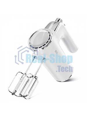 Миксер ручной BQ MX420 белый, мощность 500 Ватт, 5 скоростных режимов, режим ТУРБО