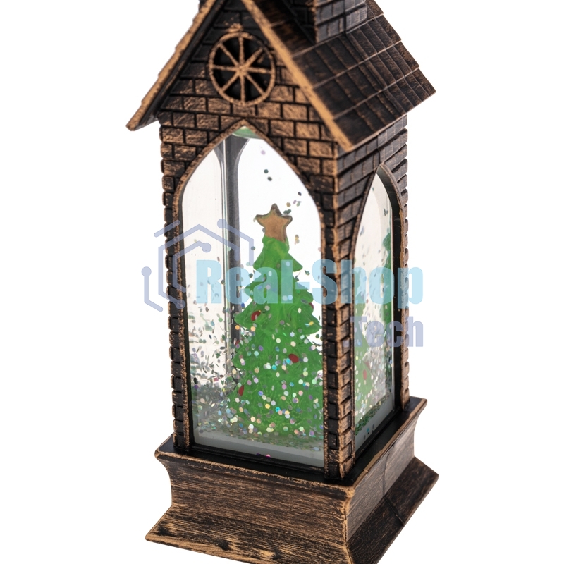 Светильник декоративный (фигура) Neon-night Башня с эффектом снегопада и подсветкой