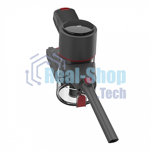 Пылесос вертикальный BQ VCA0103H серый, 2 в 1 вертикальный и компактный / технология циклон, эффективный сбор пыли и простота экплуатации / Quiet performance, низкий уровень шума / до 30 мин непрерывной работы / для эффективной уборки удобный индикатор за