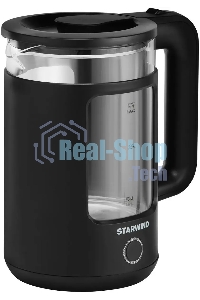 Чайник электрический Starwind SKG1053 1.7 л, 1800 Вт, черный