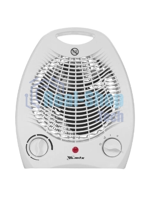 Тепловентилятор MTX FHS-2000, белый, 1000/2000 Вт, 25 м2, термостат