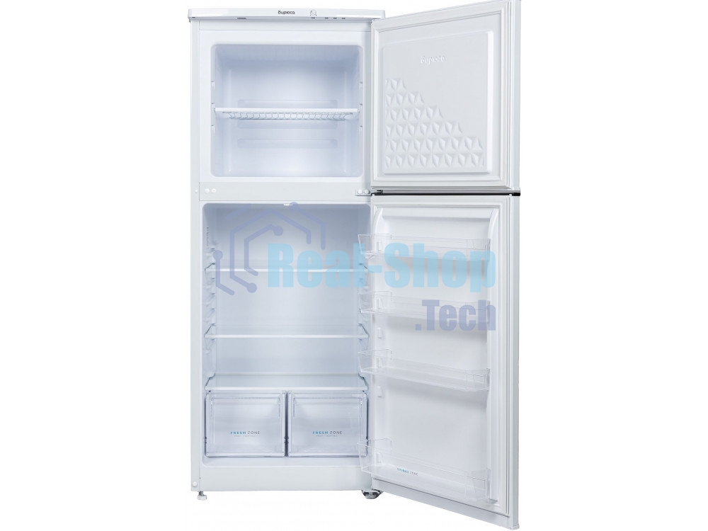 Холодильник Бирюса 553 белый двухкамерный 160/70л морозилка сверху, автоматическое оттаивание