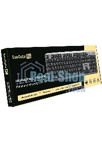 Клавиатура проводная ExeGate LY-401 (EX264086RUS), USB, серебристый