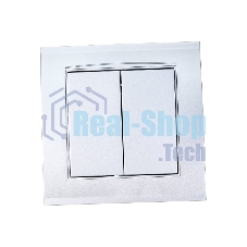 Выключатель 2-кл. СП Бриллиант 10А IP20 серебр. Universal 7949650