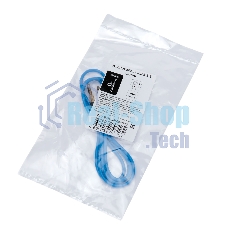 Кабель аудио Cablexpert CCAB-01-35MM-1MU, 3.5 Jack (M)/3.5 Jack (M), синий. 1м, блистер