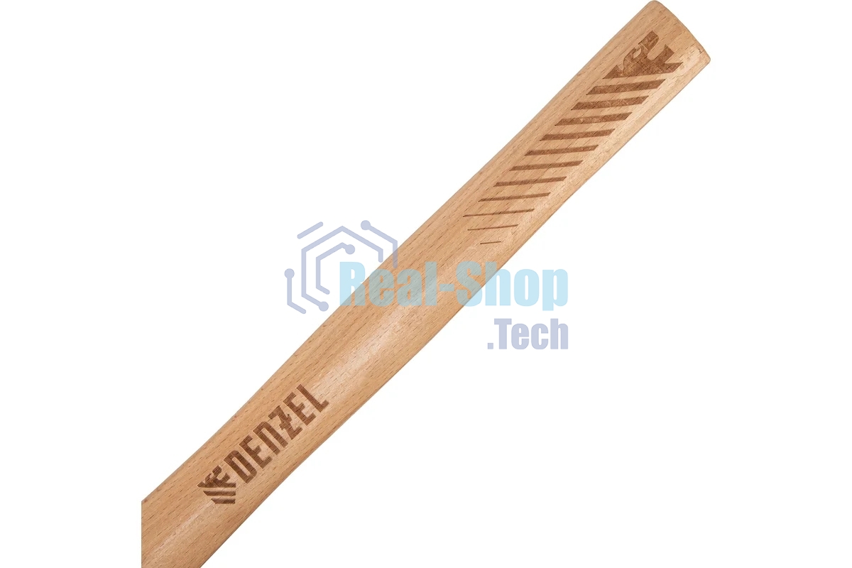 Молоток слесарный Denzel 1000 г, кованый квадратный боек, буковая рукоятка