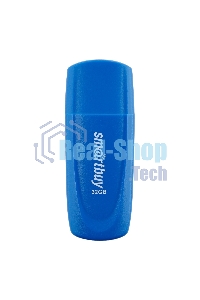 Флешка USB Smartbuy Scout Blue (SB032Gb2SCB), 32Gb, USB 2.0, R/W 13/8, синий
