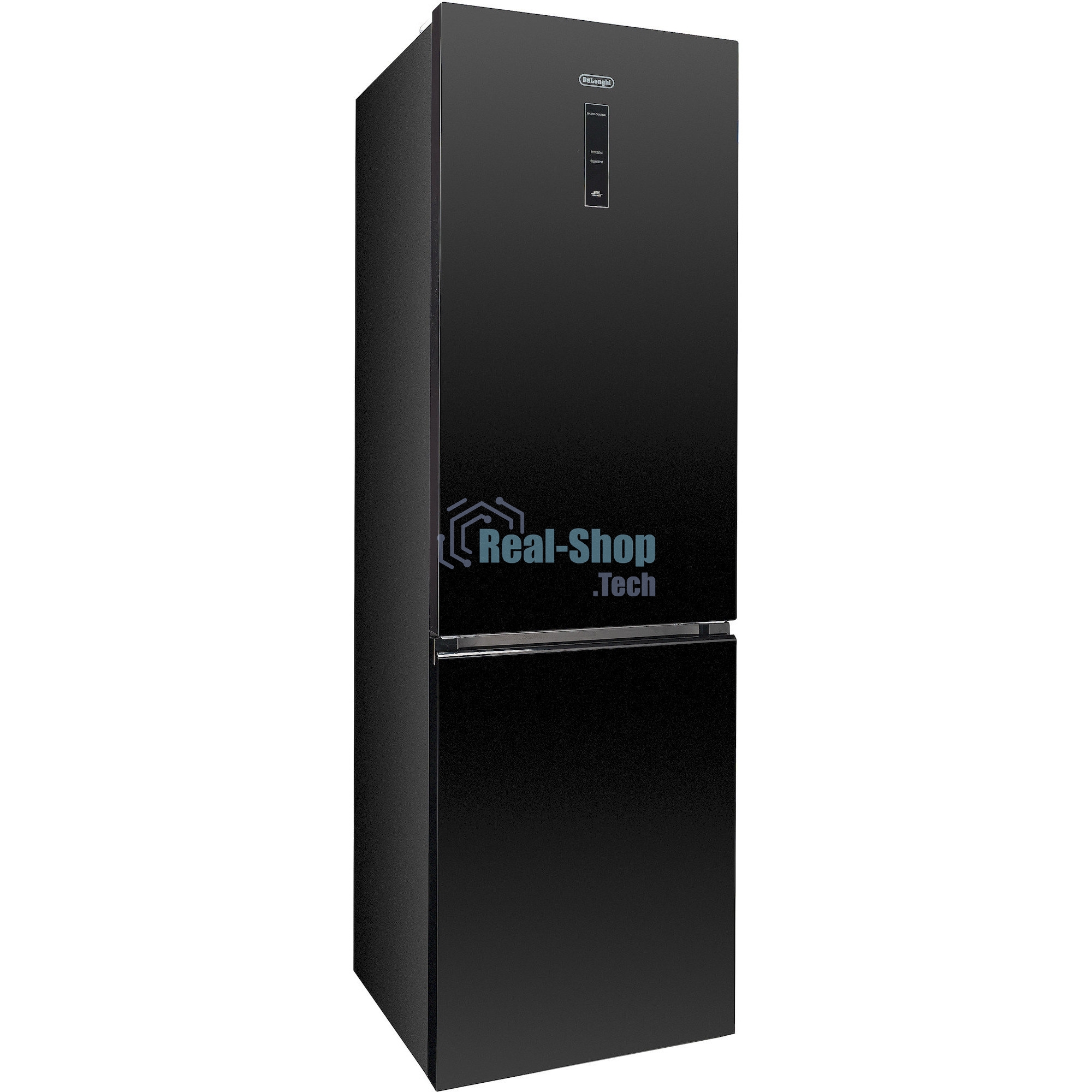 Холодильник DeLonghi DCS 19NFI NB DAMIANO черный двухкамерный 230/100л морозилка снизу, No Frost