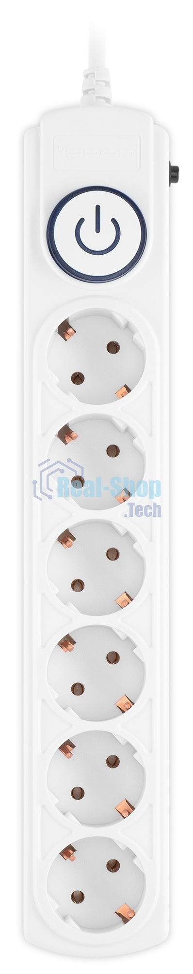 Сетевой фильтр Ippon BK-6-EU-3-10-W 3 м (6 розеток) белый (коробка)