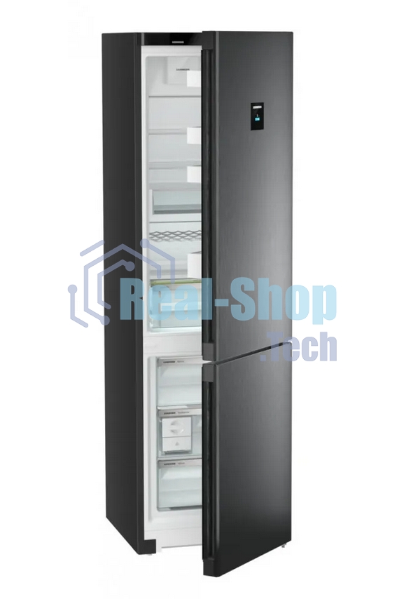 Холодильник Liebherr CNBDC 573I-22 001 черная нержавеющая сталь двухкамерный 266/94л морозилка снизу