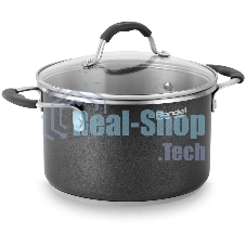 Кастрюля Rondell Stern RDS-010, 3.9л, 20см, с крышкой, серый
