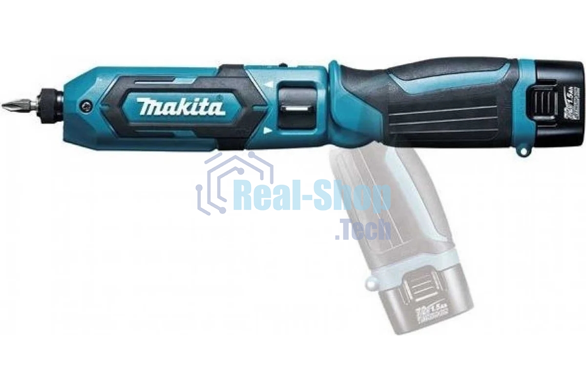 Отвертка аккумуляторная MAKITA TD022DSEак уд 7.2В 2х1Ач Li-Ion 2450об/м 25Нм 1/4'' 0.56кг сумка подсветка