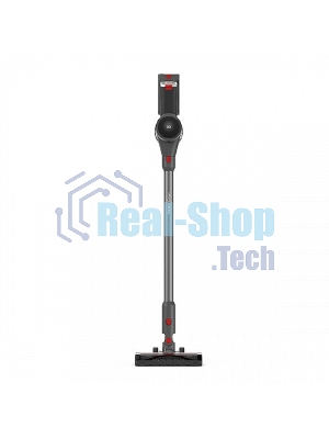 Пылесос вертикальный BQ VCA0103H серый, 2 в 1 вертикальный и компактный / технология циклон, эффективный сбор пыли и простота экплуатации / Quiet performance, низкий уровень шума / до 30 мин непрерывной работы / для эффективной уборки удобный индикатор за