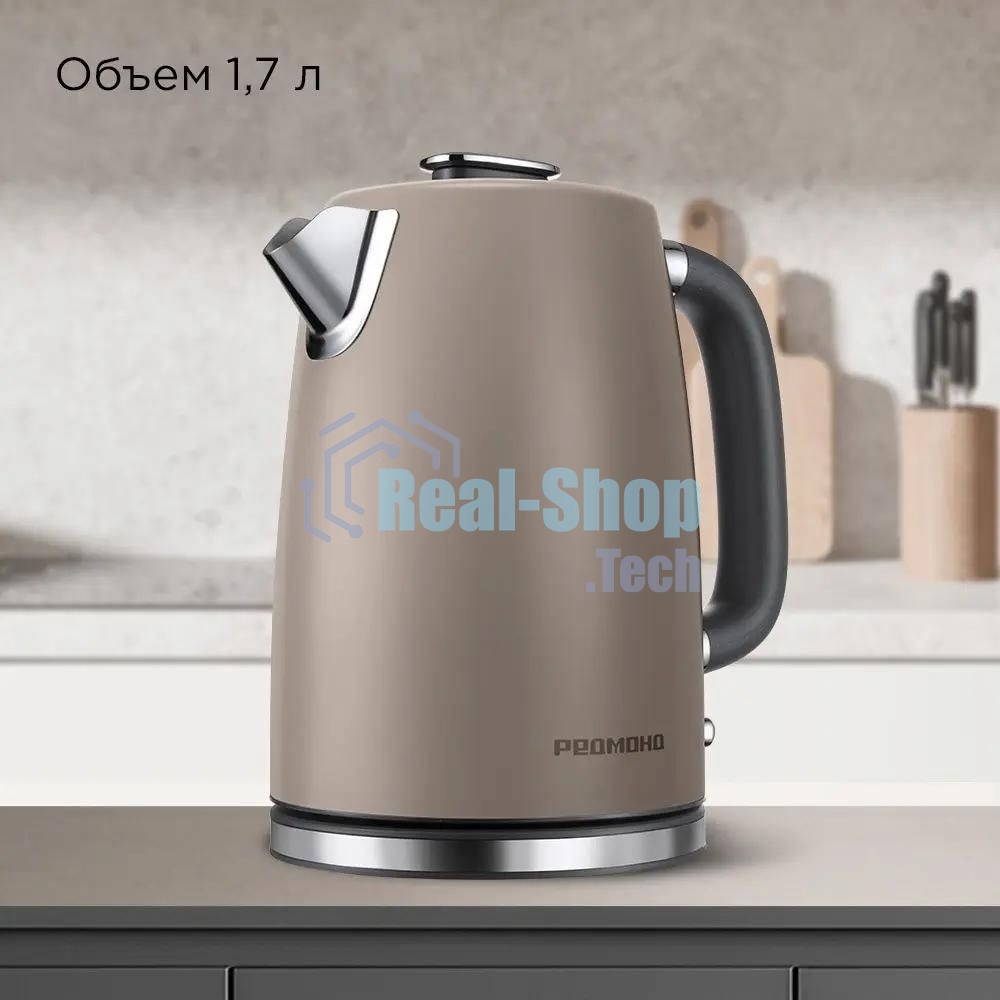 Чайник электрический Redmond KM240 1.7л. 2200Вт бежевый