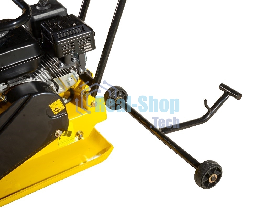 Виброплита бензиновая Huter VP-35W 4870 Вт 6.5 л.с., 25 кН, подошва 580х500 мм, 1050 м2/ч, 105 дБ