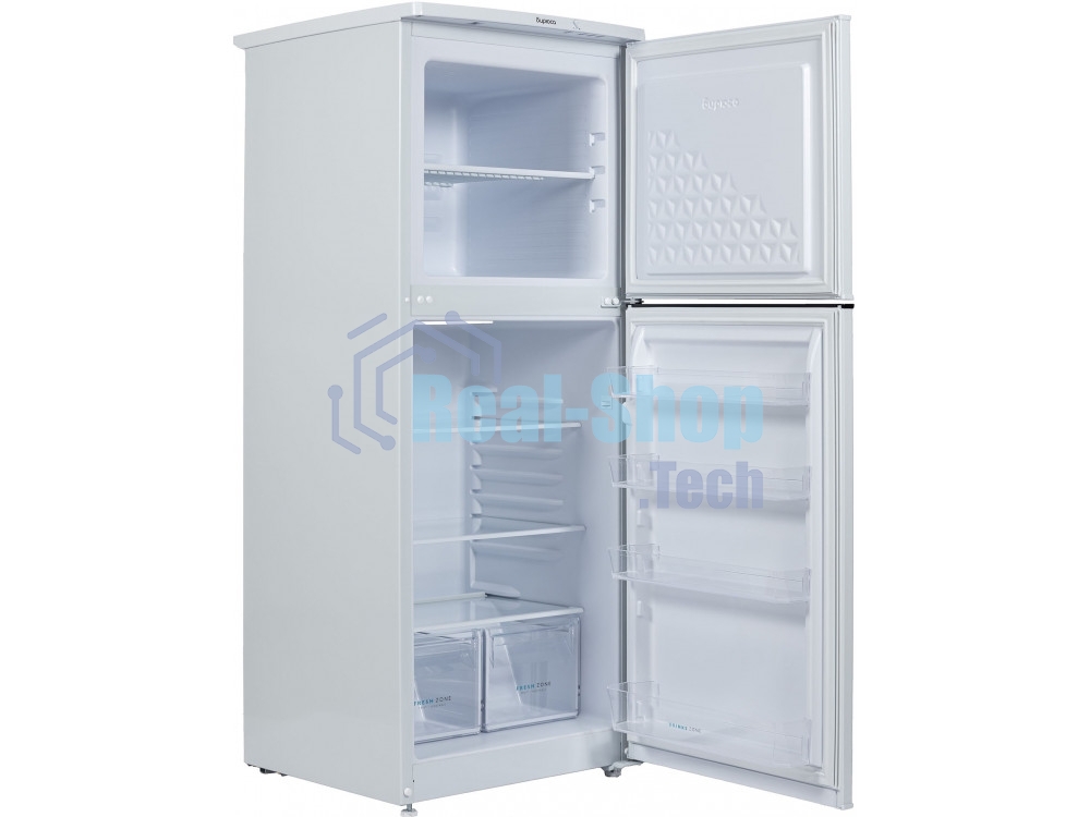 Холодильник Бирюса 553 белый двухкамерный 160/70л морозилка сверху, автоматическое оттаивание