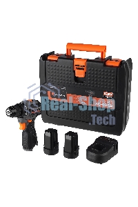 Дрель-шуруповерт аккумуляторная Anycons AC-DO55, 16В, 2 АКБ, Кейс, AC-DO552