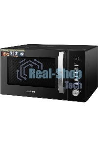 Микроволновая печь Hyundai HYM-D3028 черный/серебристый, 23 л, 900 Вт, переключатели - кнопки/поворотный механизм