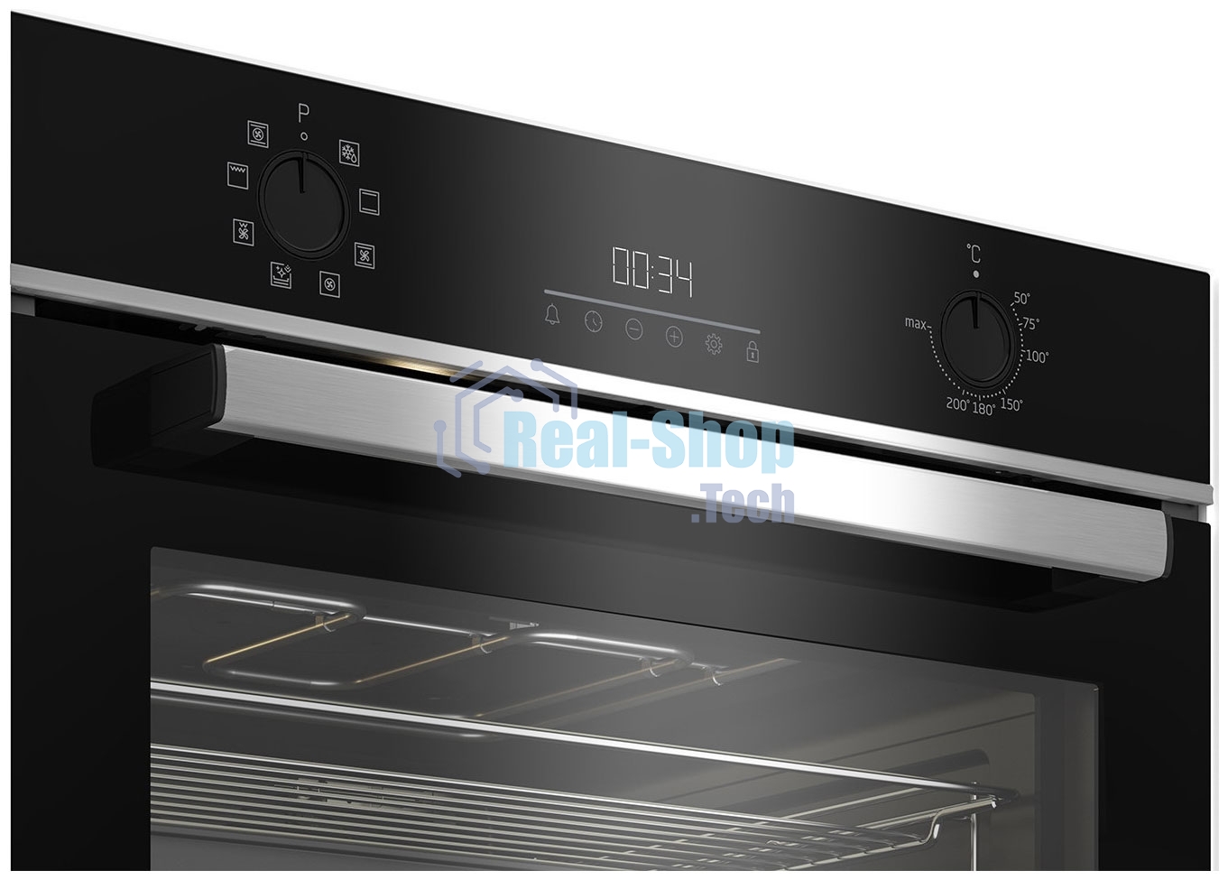 Духовой шкаф электрический Beko BBCM13300X, черный/серебристый