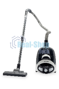 Пылесос Hyundai HYV-C1995 белый/черный 250/1800 Вт, уборка сухая, пылесборник контейнер, 1.5 л