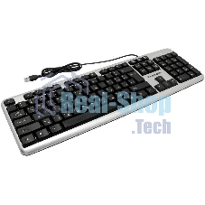 Клавиатура проводная ExeGate LY-401 (EX264086RUS), USB, серебристый