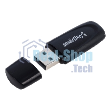Флешка USB Smartbuy Scout Black (SB032Gb2SCK), 32Gb, USB 2.0, R/W 13/8, черный